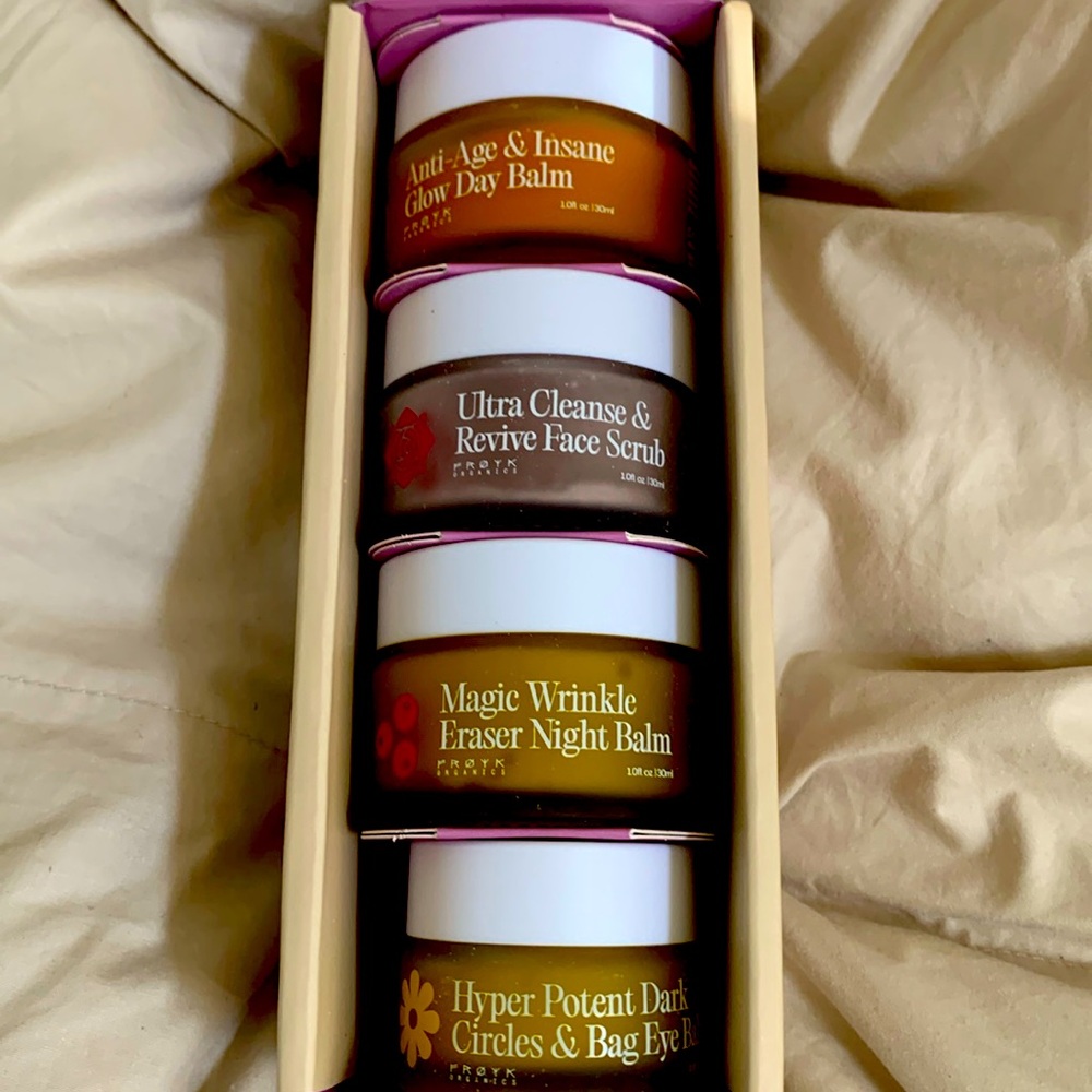 FROYA Organics Conplete System For Mature Skin - 4 Product Jars BRAND NEW